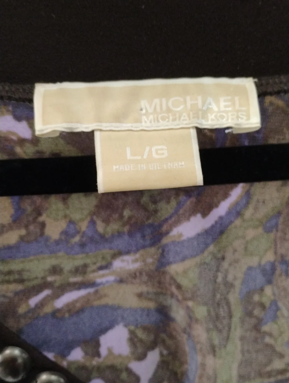Michael Kors Kimono Sleeve Shift Dress W Studs SZ L